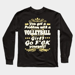 Volleyball Girls Girlspower Gift Long Sleeve T-Shirt